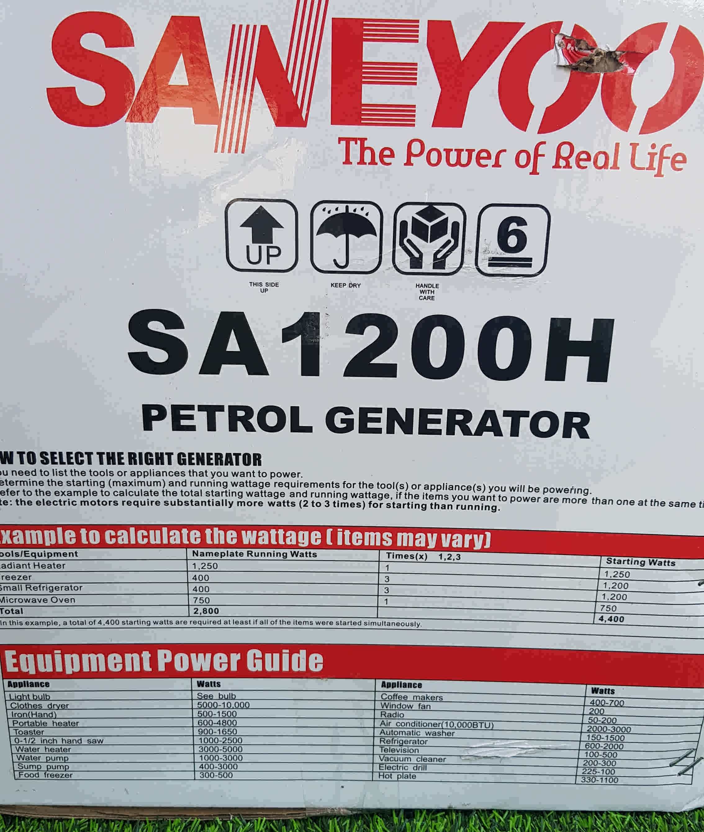 موتور برق  سانیو مدل 1200 عکس 4